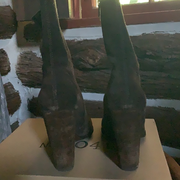 Brown Suede Bootie - Picture 3 of 8